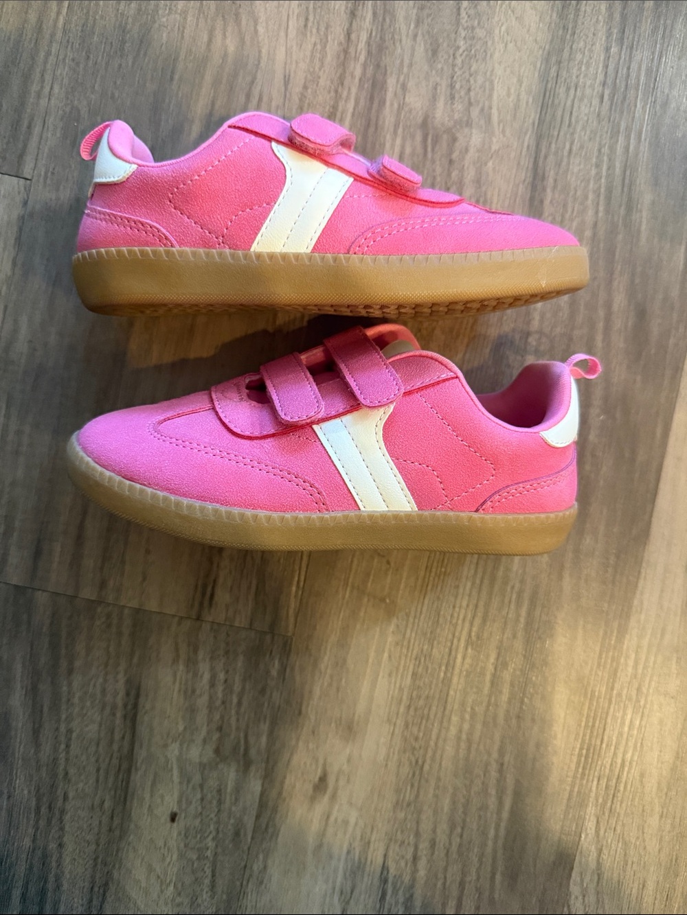wonder nation Pink Velcro Kids Sneakers